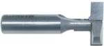 MAGNATE 6102 T-Slot Straight-Edge Router Bit - 5/16" Kerf; 1-1/8" Large Diameter; 3/8" Small Diameter; 1/2" Shank Diameter; 13/16" Cutting Length; 2-Flute Carbide Tipped