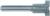 MAGNATE 6104 T-Slot Straight-Edge Router Bit - 1/4" Kerf; 3/4" Large Diameter; 3/8" Small Diameter; 1/4" Shank Diameter; 3/4" Cutting Length; 2-Flute Carbide Tipped