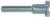 MAGNATE 6105 T-Slot Straight-Edge Router Bit - 3/16" Kerf; 5/8" Large Diameter; 3/8" Small Diameter; 1/4" Shank Diameter; 11/16" Cutting Length; 2-Flute Carbide Tipped