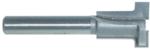 MAGNATE 6105 T-Slot Straight-Edge Router Bit - 3/16" Kerf; 5/8" Large Diameter; 3/8" Small Diameter; 1/4" Shank Diameter; 11/16" Cutting Length; 2-Flute Carbide Tipped