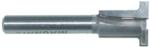 MAGNATE 6106 T-Slot Straight-Edge Router Bit - 1/8" Kerf; 5/8" Large Diameter; 3/8" Small Diameter; 1/4" Shank Diameter; 5/8" Cutting Length; 2-Flute Carbide Tipped