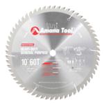 Amana 610601 Heavy Duty General Purpose Saw Blade - 10" Diameter; 60 Tooth; 5/8" Bore; .126" Kerf; .087" Plate; TC Grind, 10-Degree Hook, Carbide Tipped