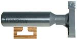MAGNATE 6124 T-Slot Bevel-Edge Router Bit - 1/4" Kerf; 1-3/16" Large Diameter; 3/8" Small Diameter; 1/2" Shank Diameter; 5/8" Cutting Length; 2-Flute Carbide Tipped