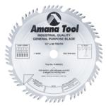 Amana 612604 Combination Ripping & Cross-Cut Saw Blade - 12" Diameter; 60 Tooth; 1" Bore; .110" Plate; .150" Kerf; 15-Degree Hook, 4 ATB & 1 Raker Grind, Carbide Tipped
