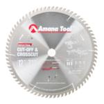 Amana 612720 Cut-Off & Cross-Cut Saw Blade - 12" Diameter; 72 Tooth; 1" Bore; .126" Kerf; .087" Plate; 10 Degree Hook, ATB Grind, Carbide Tipped