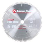 Amana 612960 Trim ATB Grind Saw Blade - 10" Diameter; 96 Tooth; 1" Bore; .126" Kerf; .087" Plate; 10-Degree Hook, Carbide Tipped