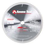 Amana 612961 Fine Cut-Off and Crosscut Saw Blade - 12" Diameter; 96 Tooth; 1" Bore; .126" Kerf; .087" Plate; TC Grind, 10-Degree Hook, Carbide Tipped