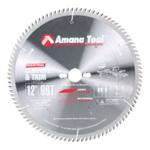 Amana 612961-30 Fine Cut-Off and Crosscut Saw Blade - 12" Diameter; 96 Tooth; 30mm Bore; .126" Kerf; .087" Plate; With 2/7/42, 2/9/46 & 2/10/60 pin holes; TC Grind, 10-Degree Hook, Carbide Tipped