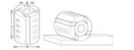 Amana 61700 Amana&reg Planer/Moulder Heads - 125mm Outside Diameter; 100mm Length; 1-1/4" Bore; P120 Set of 4 Knives Required ; WB-80 Wedge, 4 required