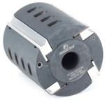 Amana 61706 4-Wing Planer/Molder Head, 125mm Outside Diameter - 130mm Length; 30mm Bore; P140 Set of 4 Knives Required ; WB-82 Wedge, 4 required; With M-2 High-Speed Steel (HSS) Knives
