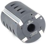 Amana 61708 4-Wing Planer/Molder Head, 125mm Outside Diameter - 150mm Length; 1-1/4" Bore; P180 Set of 4 Knives Required ; WB-84 Wedge, 4 required; With M-2 High-Speed Steel (HSS) Knives