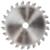 Amana 658010-1-R Outside Saw Blade for Dado Set - 8" Diameter; 24 Tooth; Right Rotation; 1" Bore; .087" Plate; .126" Kerf; Carbide Tipped