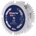 Amana 658040 Dado Saw Blade Set - 8" Diameter; 44 Tooth; 5/8" Bore; 4-Wing x 5 Chippers; H-ATB Grind; Neg 5 degree Hook; 1/4" to 13/16" Kerf, Carbide Tipped