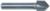MAGNATE 700 V-Grooving Router Bit - 90 Degree; 1/4" Cutting Diameter; 1/4" Shank Diameter; 3/8" Cutting Length; 1-1/4" Shank Length; 2-Flute Carbide Tipped
