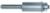 MAGNATE 7001 V Trim (Face Frame) Router Bit - 5/8" Overall Diameter; 1-3/16" Cutting Length; 1/4" Shank Diameter; 1-1/4" Shank Length; BR-03 Bearing; 2-Flute Carbide Tipped