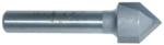MAGNATE 702 V-Grooving Router Bit - 90 Degree; 1/2" Cutting Diameter; 1/4" Shank Diameter; 1/2" Cutting Length; 1-1/4" Shank Length; 2-Flute Carbide Tipped