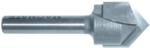 MAGNATE 703 V-Grooving Router Bit - 90 Degree; 5/8" Cutting Diameter; 1/4" Shank Diameter; 5/8" Cutting Length; 1-1/4" Shank Length; 2-Flute Carbide Tipped