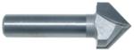 MAGNATE 706 V-Grooving Router Bit - 90 Degree; 1" Cutting Diameter; 1/2" Shank Diameter; 3/4" Cutting Length; 2" Shank Length; 2-Flute Carbide Tipped