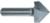 MAGNATE 707 V-Grooving Router Bit - 90 Degree; 1-1/4" Cutting Diameter; 1/2" Shank Diameter; 7/8" Cutting Length; 2" Shank Length; 2-Flute Carbide Tipped