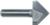 MAGNATE 708 V-Grooving Router Bit - 90 Degree; 1-1/2" Cutting Diameter; 1/2" Shank Diameter; 1" Cutting Length; 2" Shank Length; 2-Flute Carbide Tipped