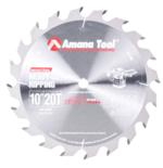 Amana 710200 Heavy-Duty Ripping Saw Blade - 10" Diameter; 20 Tooth; 5/8" Bore; .150" Kerf; .095" Plate; 18-Degree Hook, FT Grind, Carbide Tipped