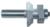 MAGNATE 7102A V-Matching Tongue & Groove Router Bit - Tongue Profile; 3/4" - 1" Material Thickness; 1-7/16" Overall Diameter; 1/2" Shank Diameter, 1-1/2" Shank Length, 2-Flute Carbide Tipped