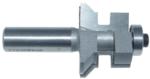 MAGNATE 7102A V-Matching Tongue & Groove Router Bit - Tongue Profile; 3/4" - 1" Material Thickness; 1-7/16" Overall Diameter; 1/2" Shank Diameter, 1-1/2" Shank Length, 2-Flute Carbide Tipped