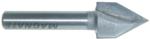 MAGNATE 711 V-Grooving Router Bit - 60 Degree; 1/2" Cutting Diameter; 1/4" Shank Diameter; 5/8" Cutting Length; 1-1/4" Shank Length; 2-Flute Carbide Tipped