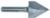 MAGNATE 712 V-Grooving Router Bit - 60 Degree; 3/4" Cutting Diameter; 1/4" Shank Diameter; 13/16" Cutting Length; 1-1/4" Shank Length; 2-Flute Carbide Tipped