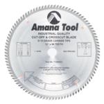 Amana 712960 Heavy Duty Cut-Off & Cross-Cut Saw Blade - 12" Diameter; 96 Tooth; 1" Bore; 10 degree Hook; .173" Kerf; .110" Plate; ATB Grind, Carbide Tipped