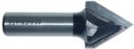 Magnate 717 V-Grooving Router Bit - 60 Degree; 1" Cutting Diameter; 1/2" Shank Diameter; 1-3/32" Cutting Length; 1-1/2" Shank Length
