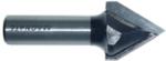MAGNATE 717 V-Grooving Router Bit - 60 Degree; 1" Cutting Diameter; 1/2" Shank Diameter; 1-3/32" Cutting Length; 1-1/2" Shank Length; 2-Flute Carbide Tipped