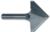 MAGNATE 718 V-Grooving Router Bit - 90 Degree; 1-1/4" Cutting Diameter; 1/4" Shank Diameter; 7/8" Cutting Length; 1-1/4" Shank Length; 2-Flute Carbide Tipped