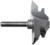 MAGNATE 7203 45-Degree Corner Lock Mitre Router Bit - 7/8" Cutting Length; 1/4" Shank Diameter; 2" Cutting Diameter; 1-1/4" Shank Length; 2-Flute Carbide Tipped
