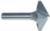 MAGNATE 724 V-Grooving Router Bit - 120 Degree; 1-1/4" Cutting Diameter; 1/4" Shank Diameter; 21/32" Cutting Length; 1-1/4" Shank Length; 2-Flute Carbide Tipped