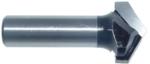 Magnate 726 V-Grooving Router Bit - 120 Degree; 1" Cutting Diameter; 1/2" Shank Diameter; 15/32" Cutting Length; 1-1/2" Shank Length