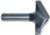 MAGNATE 728 V-Grooving Router Bit - 120 Degree; 2" Cutting Diameter; 1/2" Shank Diameter; 11/16" Cutting Length; 1-1/2" Shank Length; 2-Flute Carbide Tipped