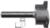 MAGNATE 7321 Drawer Lock Router Bit - 1/2" Cutting Height; 1/4" Shank Diameter; 1-1/4" Shank Length; 1" Overall Diameter; 2-Flute Carbide Tipped