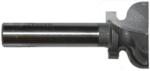 MAGNATE 7401 Drawer/Finger Pull Router Bit - 1-3/8" Overall Diameter; 5/8" Cutting Length; 3/4" Small Diameter; 2" Shank Length; 1/2" Shank Diameter, 2-Flute Carbide Tipped