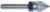 MAGNATE 741 V-Grooving Router Bit, 60 Degree with Top Bearing - 1/2" Cutting Diameter; 1/4" Shank Diameter; 5/8" Cutting Length; 1-1/4" Shank Length; BR-04 Bearing; 2 Flute Carbide Tipped