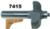 MAGNATE 7415 Door Lip ( Finger Pull ) Router Bit - 1-3/4" Overall Diameter; 11/16" Cutting Length; 1/2" Small Diameter; 1/8" & 3/8" Radius; Comes with a Magnate BR-03 bearing.; 1/2" Shank Diameter, 2-Flute Carbide Tipped