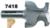 MAGNATE 7418 Door Lip ( Finger Pull ) Router Bit - 1-5/8" Overall Diameter; 1-3/16" Cutting Length; 3/4" Small Diameter; 9/32" & 7/16" Radius; 1/2" Shank Diameter, 2-Flute Carbide Tipped