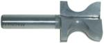 MAGNATE 7426 Window Sill Edge Router Bit - 1-7/16" Overall Diameter; 1-1/8" Profile Height; 3/8" Radius; 3/4" Small Diameter; 1/2" Shank Diameter, 2" Shank Length, 2-Flute Carbide Tipped