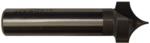 MAGNATE 7502 Point Cutting Roundover Router Bit - 3/8" Radius; 1/2" Shank Diameter; 5/8" Cutting Length; 2" Shank Length; 2-Flute Carbide Tipped