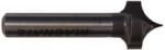 MAGNATE 7503 Point Cutting Roundover Router Bit - 1/4" Radius; 1/4" Shank Diameter; 1/2" Cutting Length; 1-1/4" Shank Length; 2-Flute Carbide Tipped