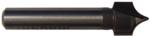 MAGNATE 7504 Point Cutting Roundover Router Bit - 3/16" Radius; 1/4" Shank Diameter; 7/16" Cutting Length; 1-1/4" Shank Length; 2-Flute Carbide Tipped