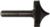 MAGNATE 7505 Point Cutting Roundover Router Bit - 1/2" Radius; 1/4" Shank Diameter; 3/4" Cutting Length; 1-1/4" Shank Length; 2-Flute Carbide Tipped