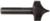 MAGNATE 7506 Point Cutting Roundover Router Bit - 3/8" Radius; 1/4" Shank Diameter; 5/8" Cutting Length; 1-1/4" Shank Length; 2-Flute Carbide Tipped