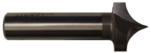 MAGNATE 7514 Point Cutting Roundover Router Bit - 7/16" Radius; 1/2" Shank Diameter; 11/16" Cutting Length; 2" Shank Length; 2-Flute Carbide Tipped