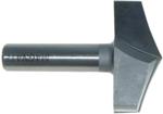 MAGNATE 7521 Combination Rope Molding Router Bit - 2" Cutting Diameter; 4-1/4" Radius; 1/2" Profile Height; 1/2" Shank Diameter, 2" Shank Length, 2-Flute Carbide Tipped